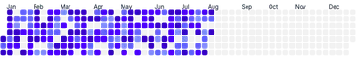 Calendar - rounded-cells