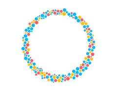 ForceSimulation - collision-detection